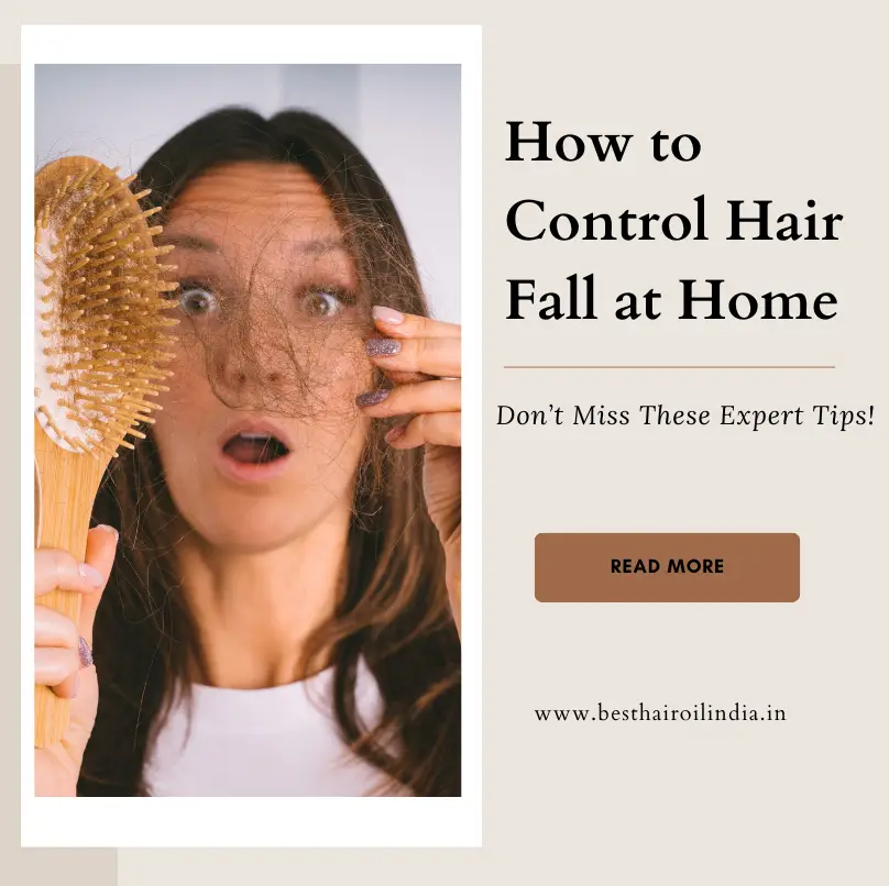 how to control hair fall at home